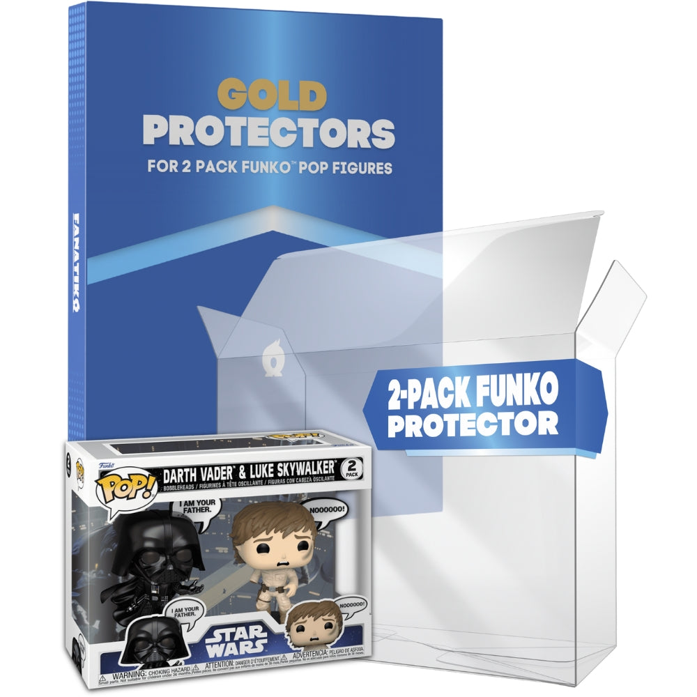 GOLD SERIES™ 2-Pack Funko Pop!® Protectors