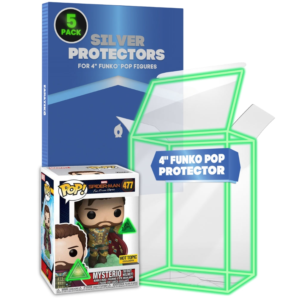 SILVER SERIES™ 4" Funko Pop!® Glossy Protectors