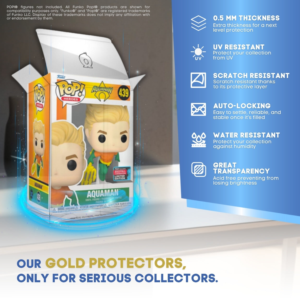 GOLD SERIES™ 6" Funko Pop!® Protectors