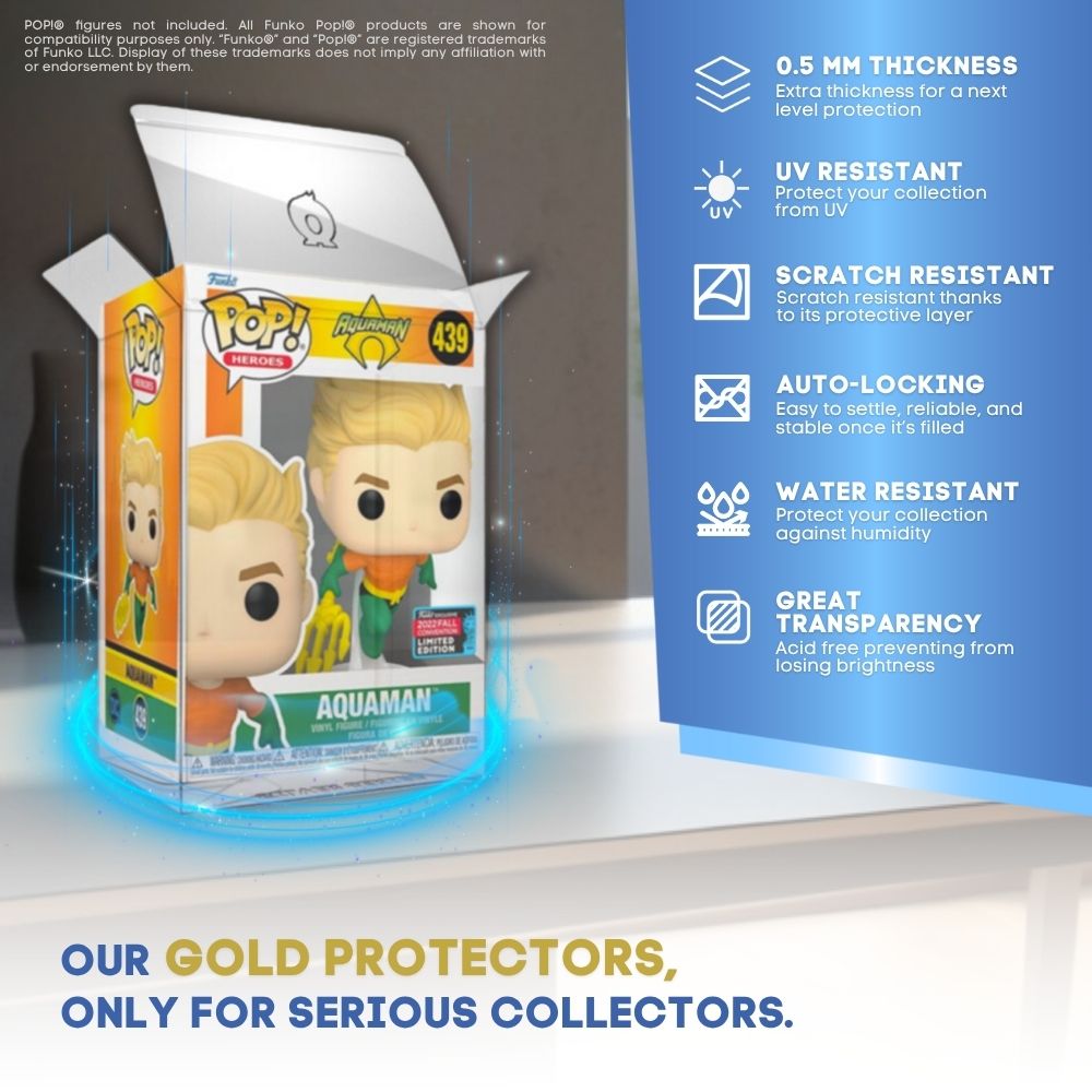 GOLD SERIES™ 4" Funko Pop!® Protectors