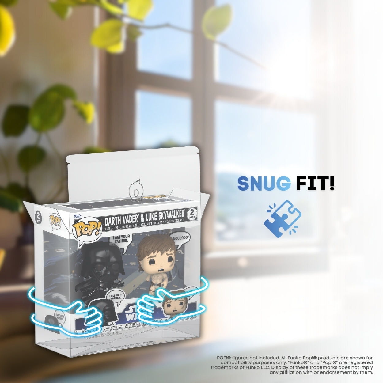 GOLD SERIES™ 2-Pack Funko Pop!® Protectors