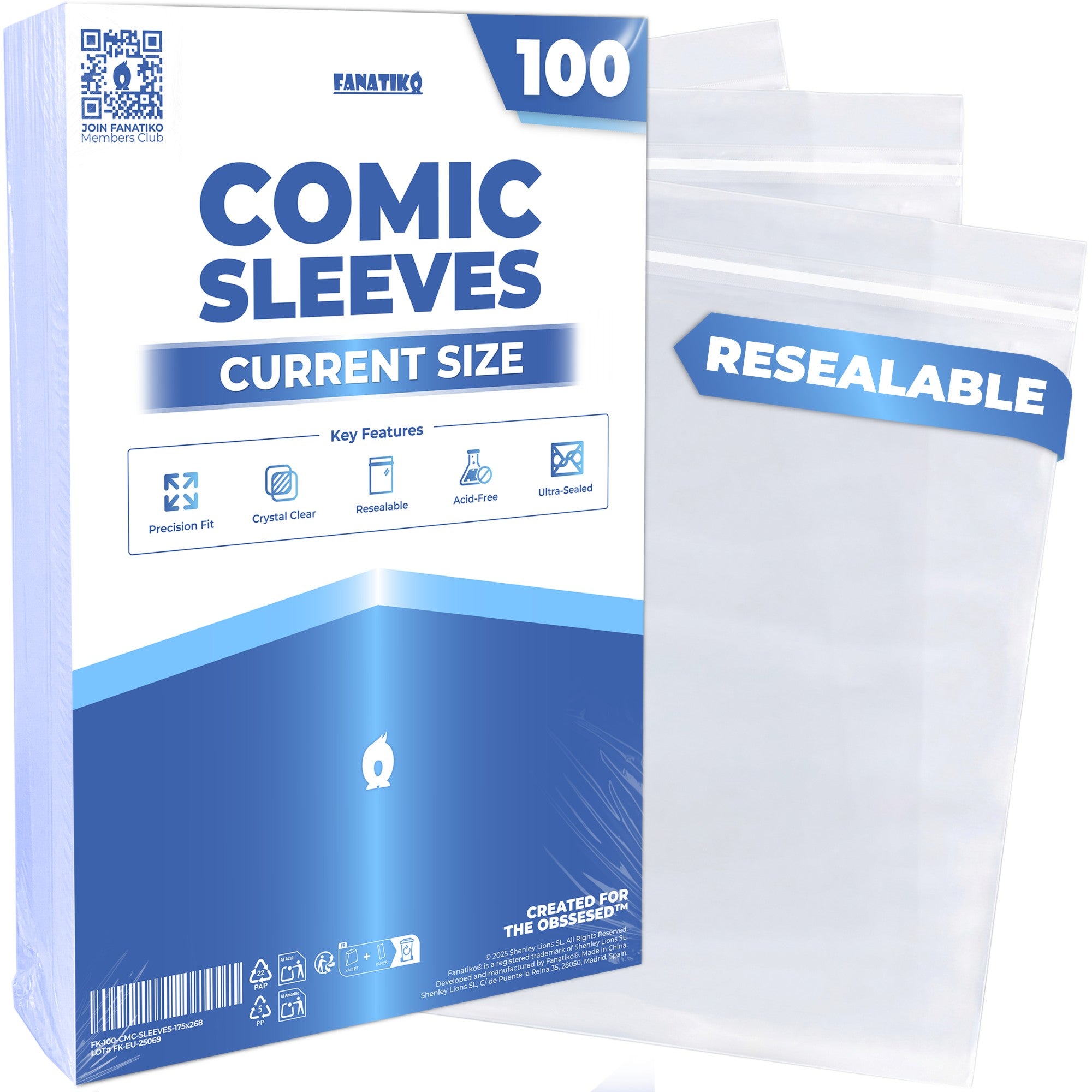 Comic Sleeves (Current Size)