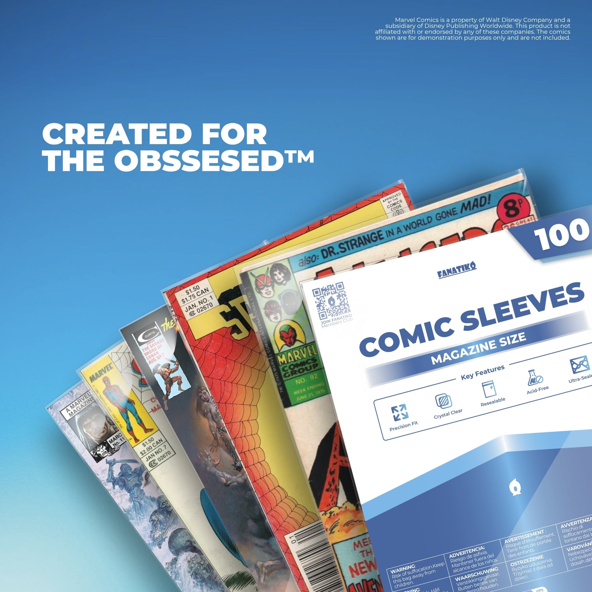Comic Sleeves (Magazine Size)
