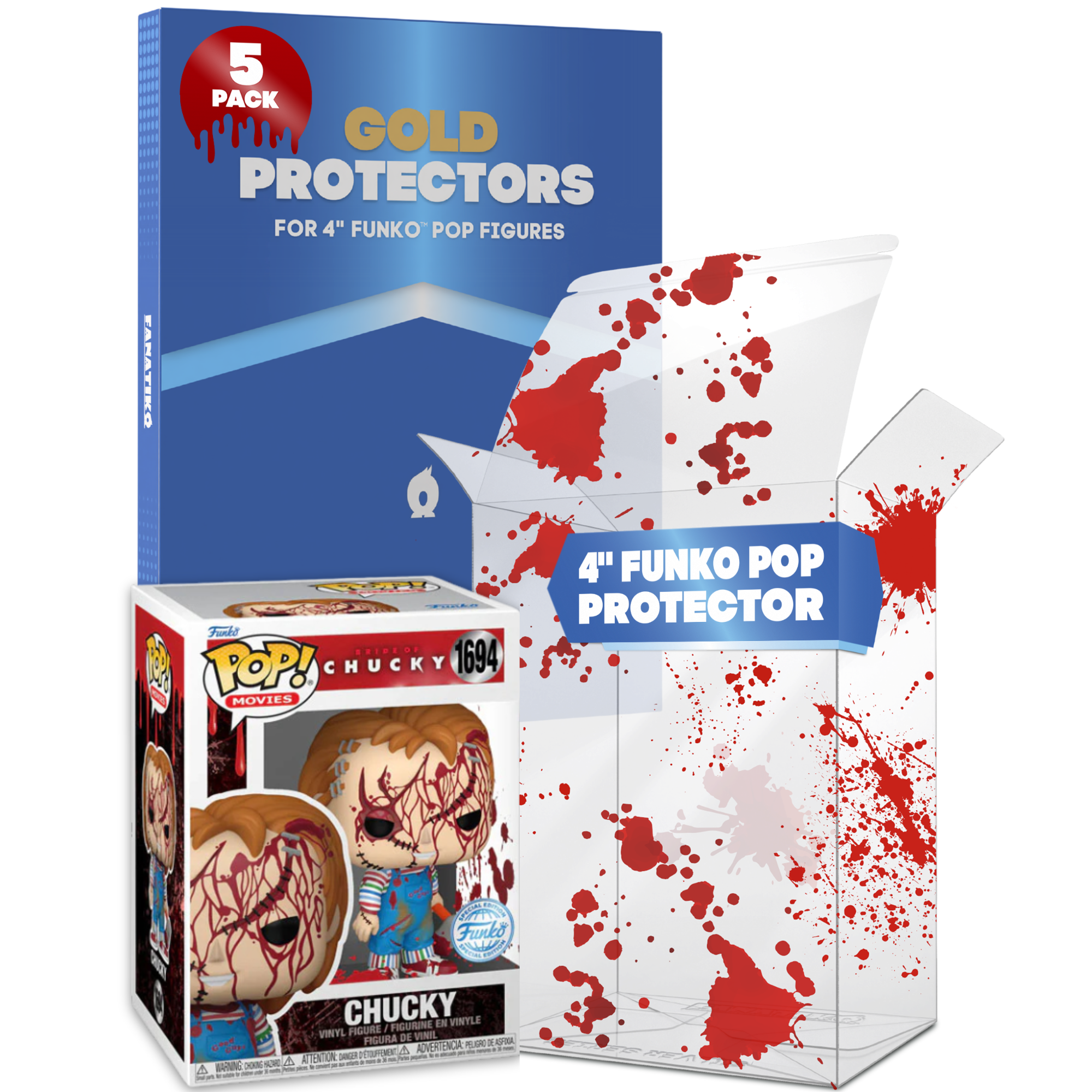 GOLD SERIES™ 4" Funko Pop!® Bloody Protectors