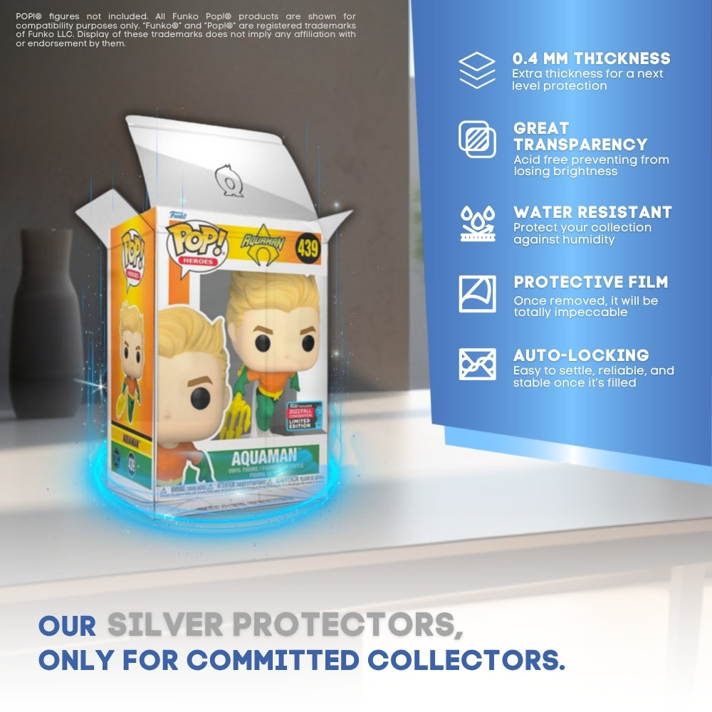 SILVER SERIES™ 4" Funko Pop!® Protectors