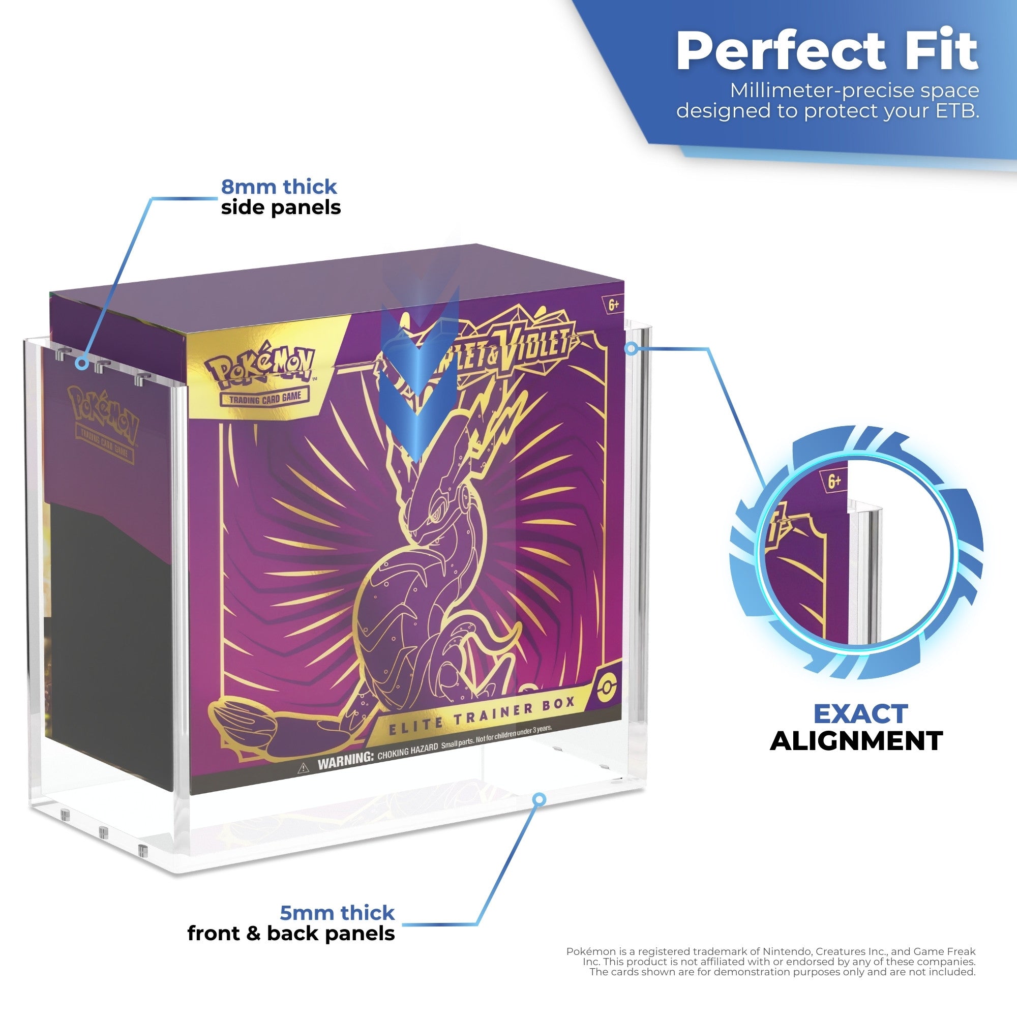 PLATINUM SERIES™ Pokémon ETB Acrylic Protectors