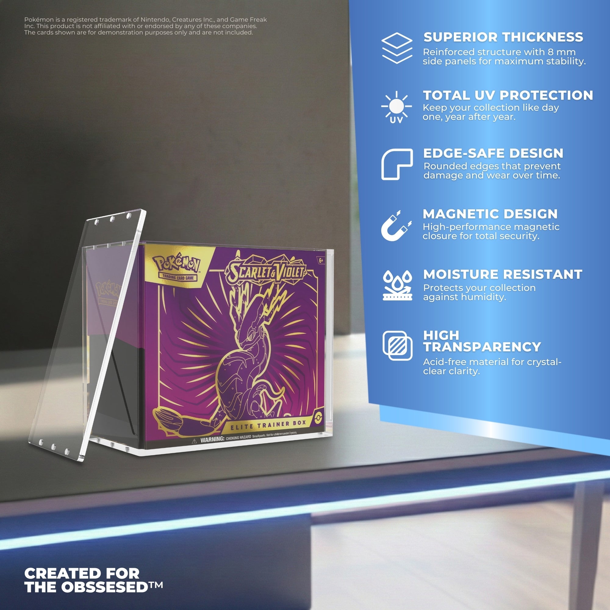 PLATINUM SERIES™ Pokémon ETB Acrylic Protectors