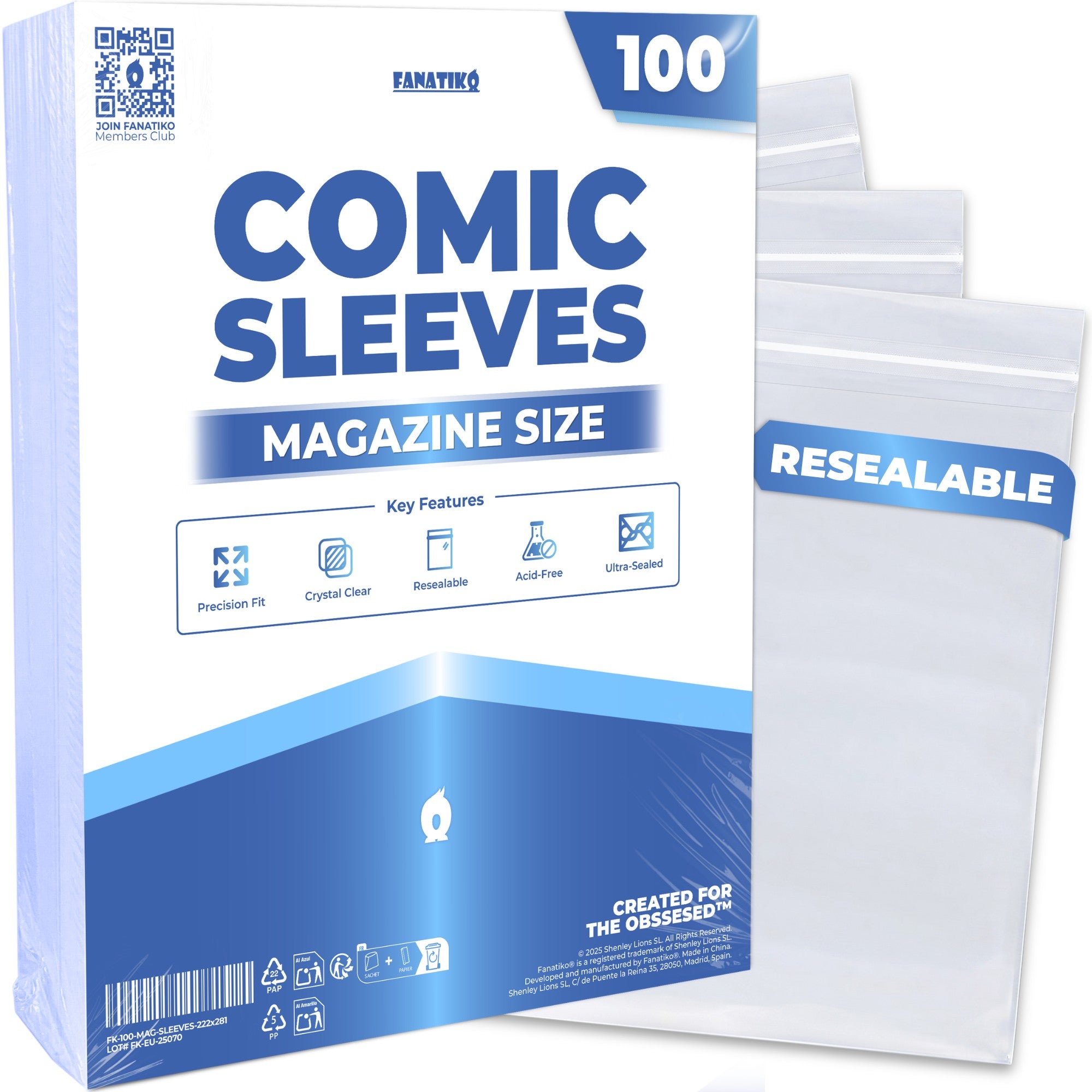 Comic Sleeves (Magazine Size)